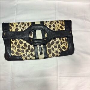 Vintage L.A.M.B. Leopard Cheetah Print Carlisle Purse/Clutch